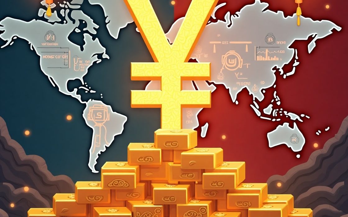China ditching the U.S. dollar in 2025 with yuan, gold, and digital currency leading a global financial shift