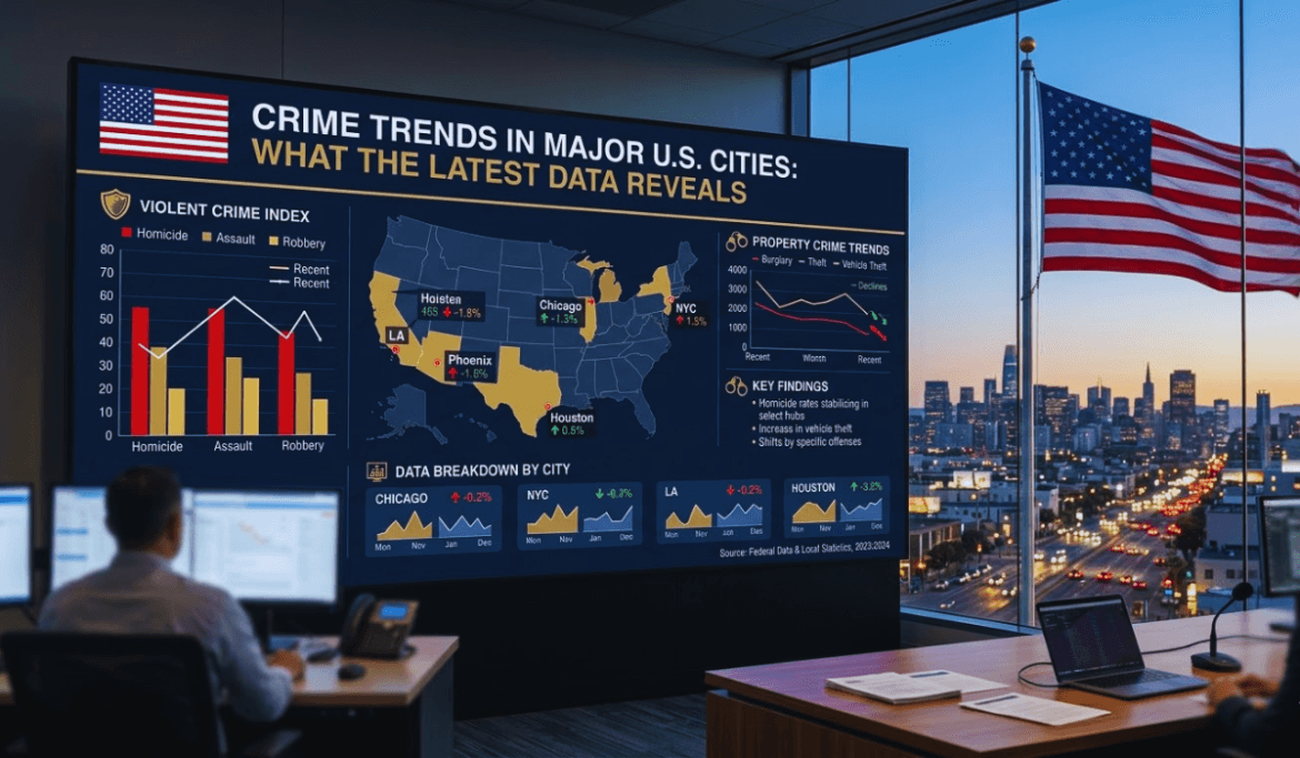 Crime Trends in Major U.S. Cities What the Latest Data Reveals